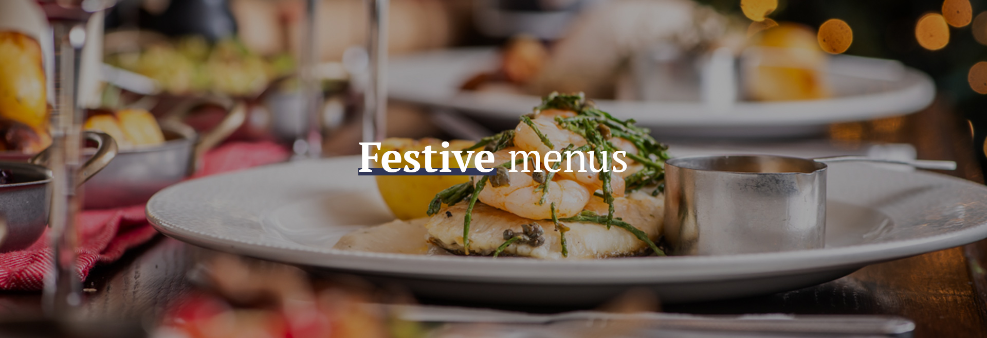 Festive Christmas Menu at The Cuckfield 