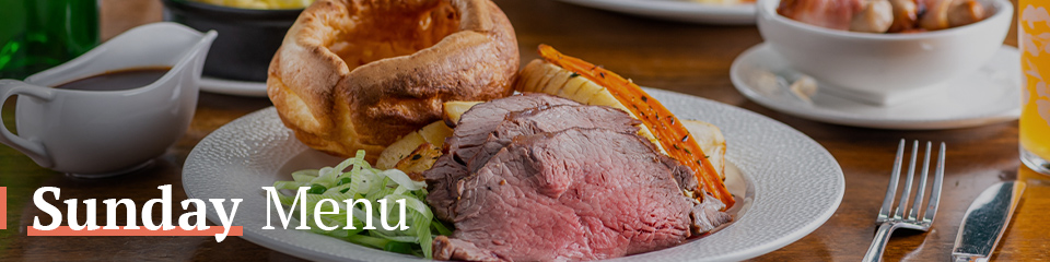 Sunday Menu at The Cuckfield